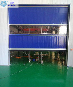                  High Quality Plastic Roll up Door High Speed Fast PVC Roller Shutter Doors             