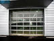 Transparent PC Glass Sectional Overhead Door For Garage