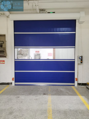                  Warehouse Safety PVC Automatic Fast PVC Rolling Shutter Door             